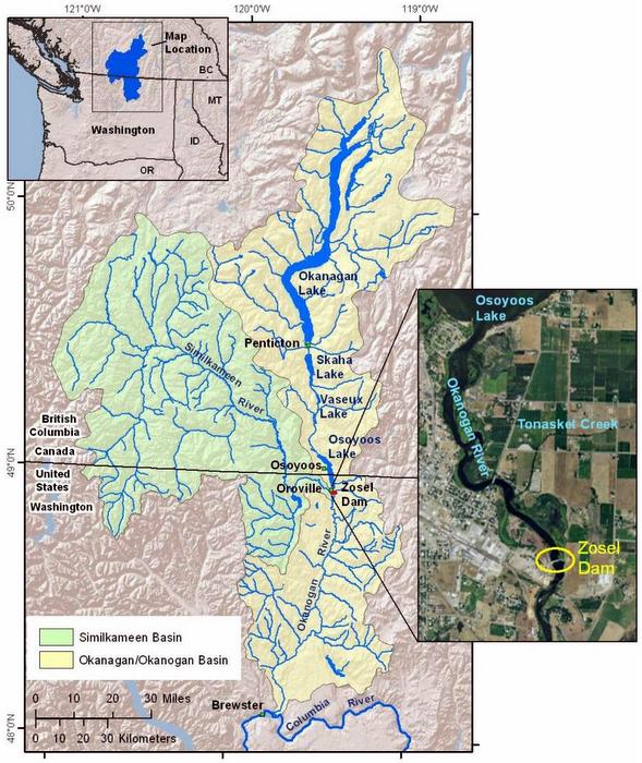 The Okanogan River Basin. From the June 2012 Lake Board report. 