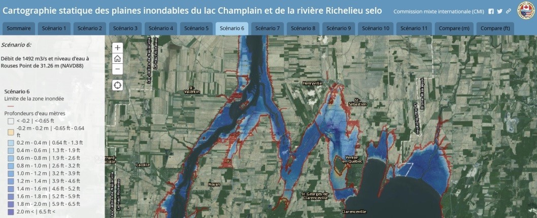 Pour en savoir plus sur notre tête d’affiche, consultez « Le plan d’étude donne lieu à des produits de prévision novateurs pour le Bassin du lac Champlain et de la rivière Richelieu ».