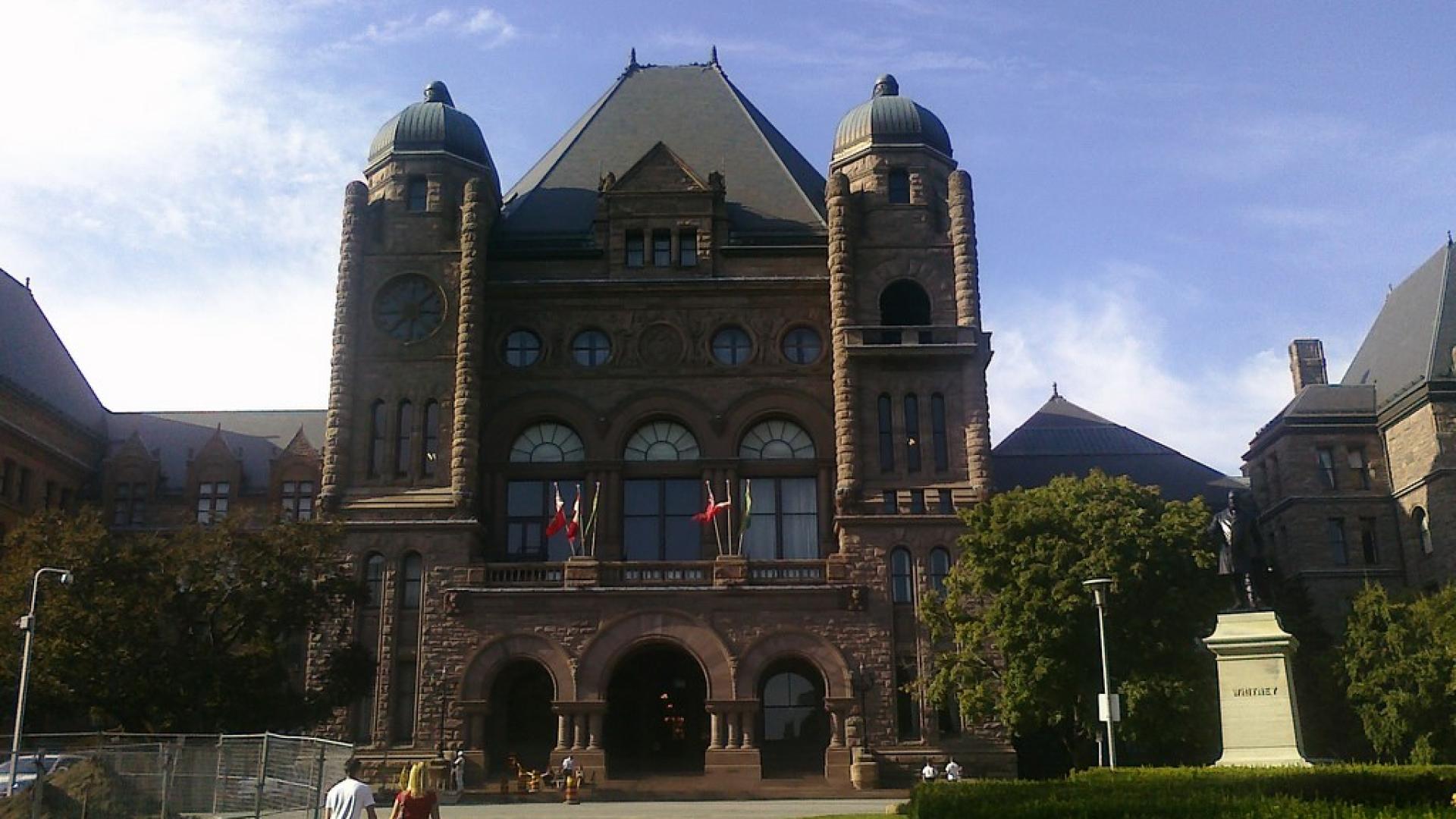 Water Matters - The exterior of the Ontario Legislative Assembly
