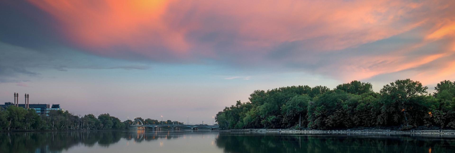 Red River near Winnipeg, Manitoba - Shutterstock photo