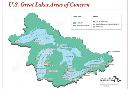 great lakes areas of concern map