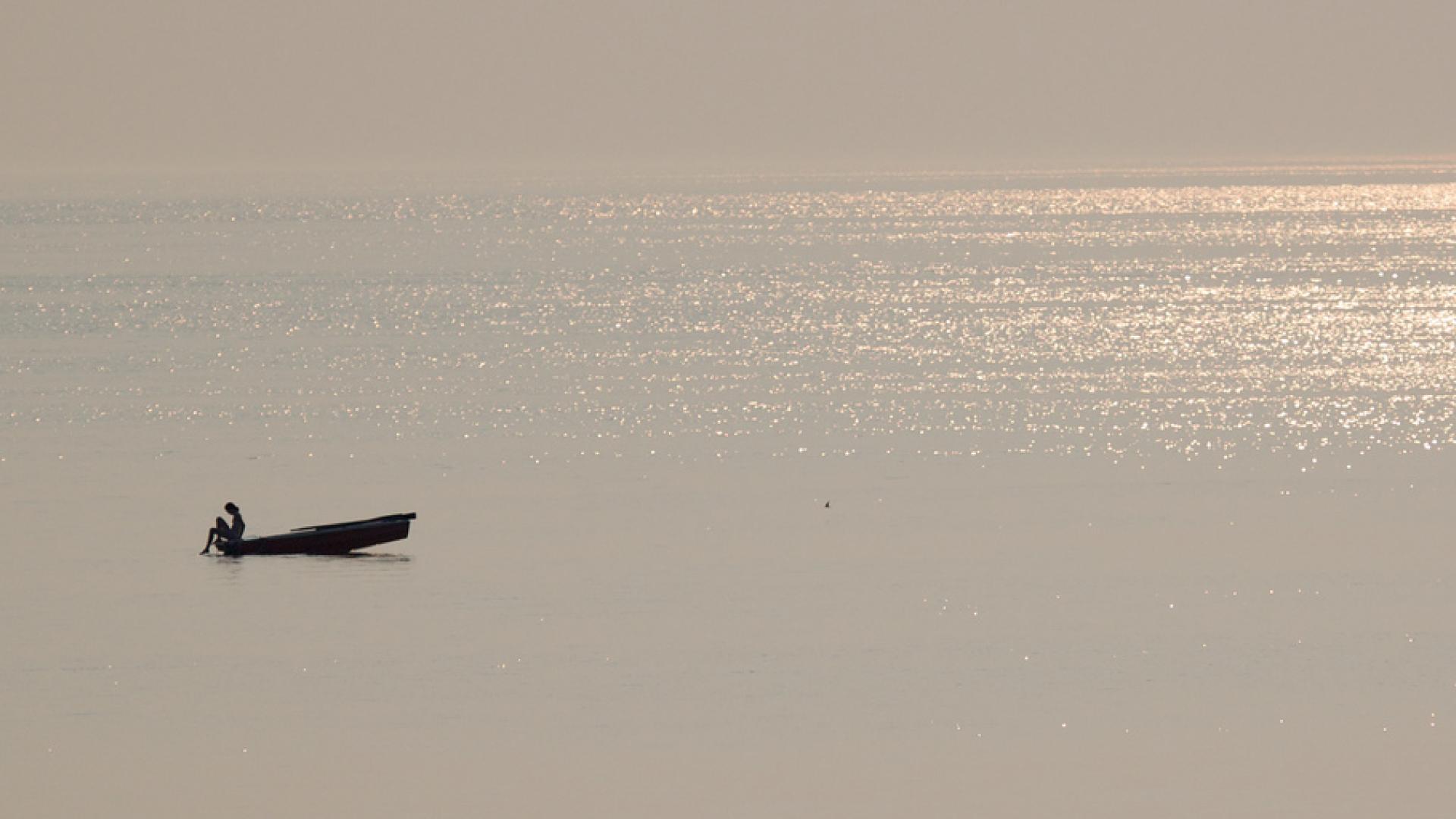 Water Matters - Boater on Lake Huron