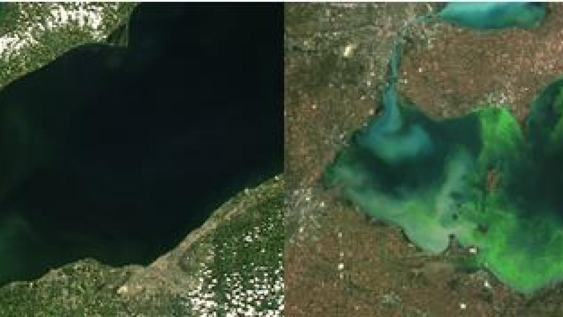 satellite imagery lake erie