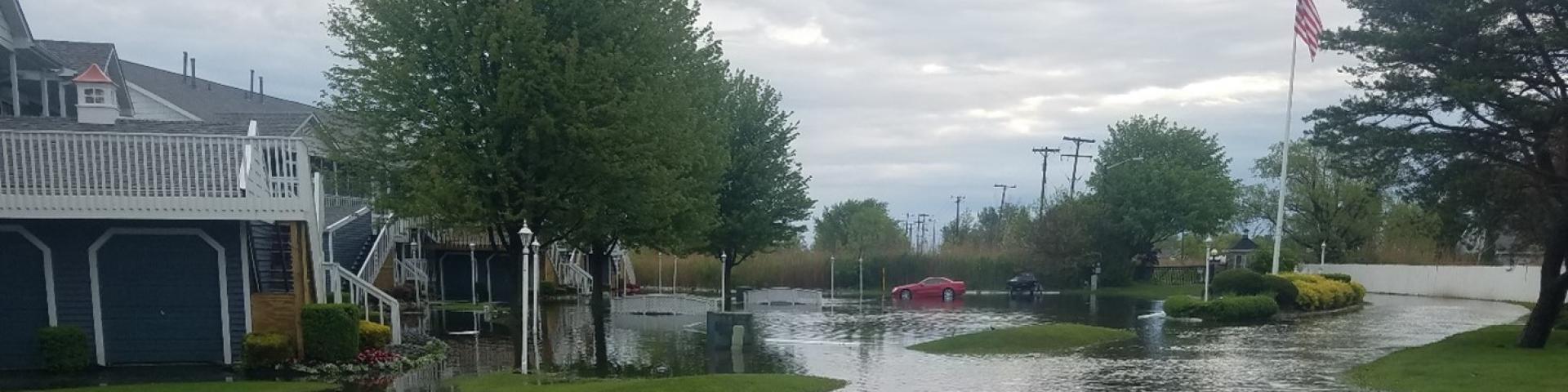 Photo of flooded property