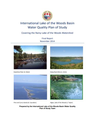 Cover of the ILOWB Water Quality Plan of Study